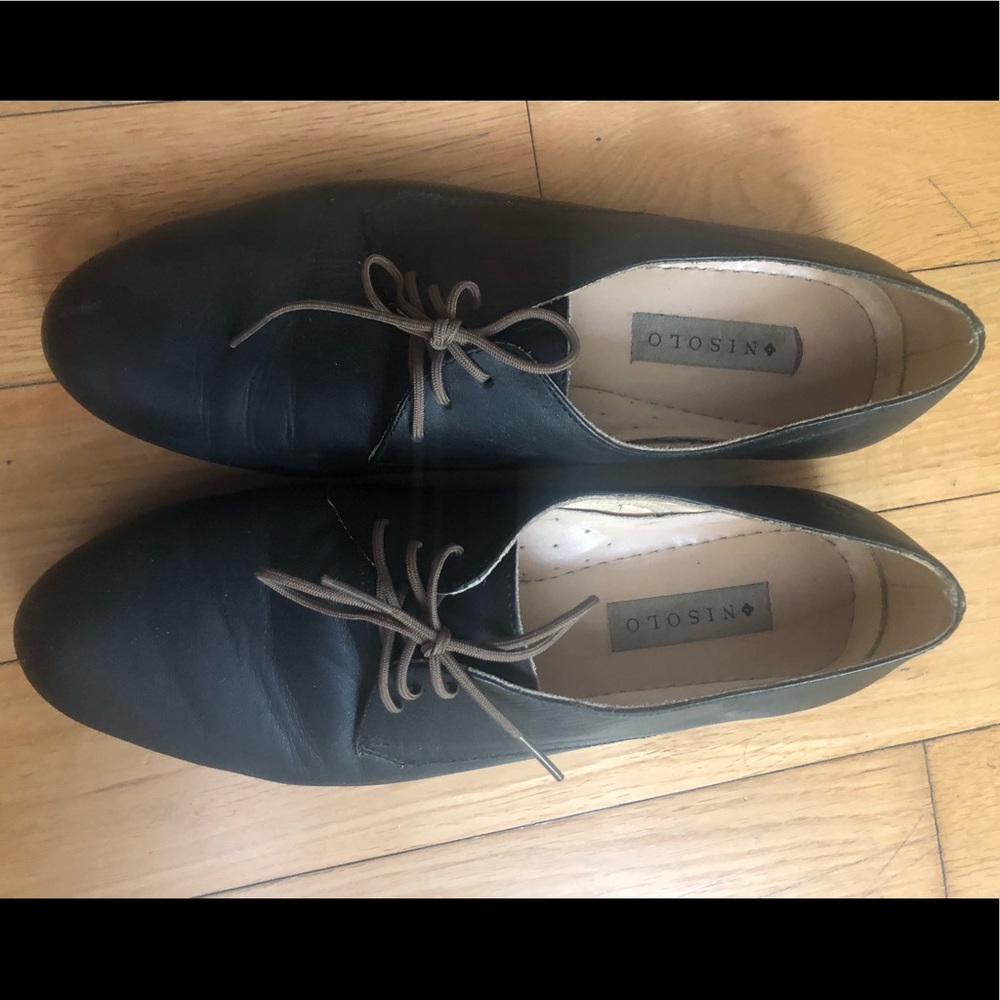 Nisolo Oliver Oxfords - Noir 8.5